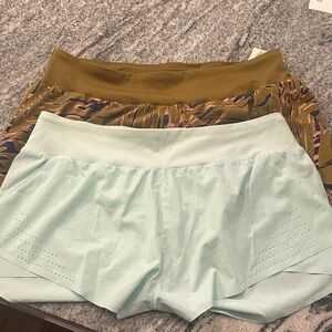 JoyLab Women's Athletic Shorts - Mint, Camo, and Tan